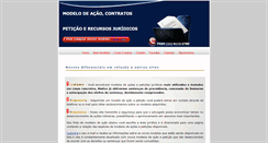 Desktop Screenshot of modelosdeacaoepeticao.com.br