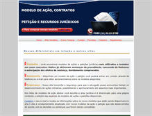 Tablet Screenshot of modelosdeacaoepeticao.com.br